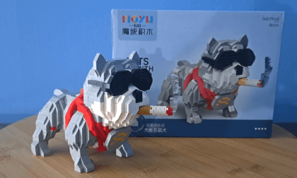 3D Toy Review of MOYU Gangster Bully Pit Bull Dog Mini Blocks Set 3D VR 3D Toy Review of MOYU Gangster Bully Pit Bull Dog Mini Blocks Set 3D VR