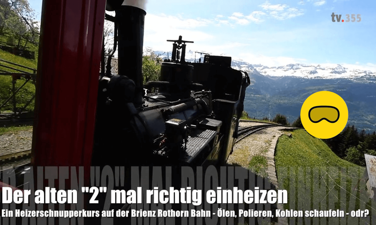 SpatialMoments - Grand Train Tour - Switzerland - Brienz Rothorn Bahn (2D to Spatial Video AI)