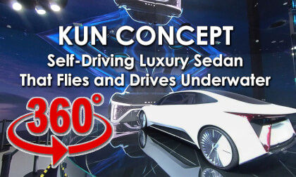 KUN Concept | A Self Driving Luxury Sedan that Flies and Drives Underwater KUN Concept | A Self Driving Luxury Sedan that Flies and Drives Underwater
