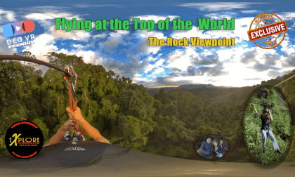 The Rock Viewpoin -Flying at the Top of the World- 3D 360 The Rock Viewpoin -Flying at the Top of the World- 3D 360