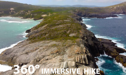 Long Point - Walpole-Nornalup National Park - Western Australia, 360 hiking video Long Point - Walpole-Nornalup National Park - Western Australia, 360 hiking video