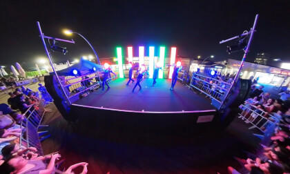 Pyromania Light Effects Show by Iconix Dancers Crew in 360 5.7K Pyromania Light Effects Show by Iconix Dancers Crew in 360 5.7K