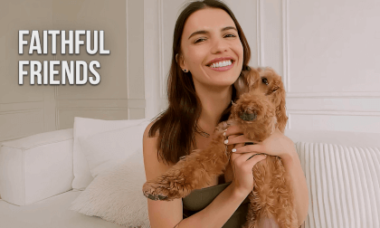 Faithful Friends. Maltipoo dog Luna Faithful Friends. Maltipoo dog Luna