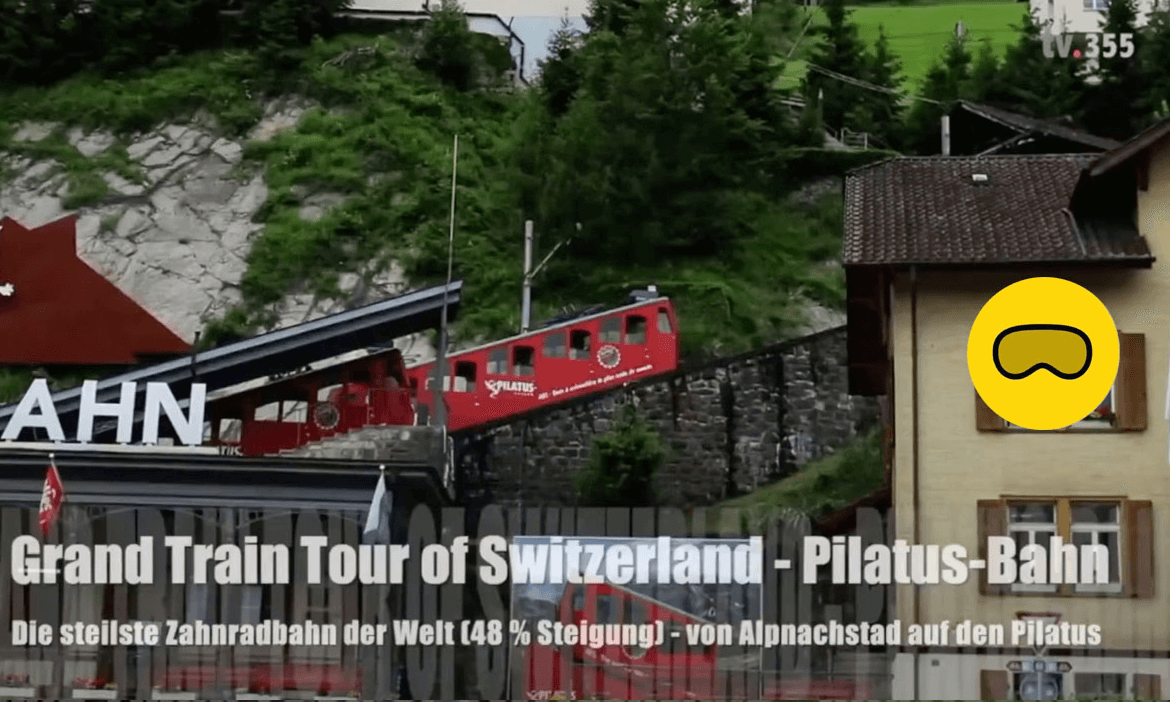 SpatialMoments - Grand Train Tour - Switzerland - Pilatus (2D to Spatial Video AI)