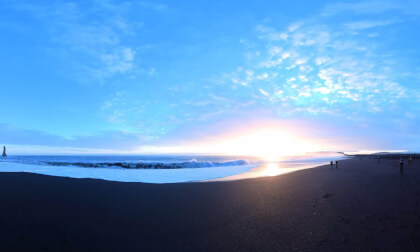 Black Sand Beach Iceland Test VR Video Black Sand Beach Iceland Test VR