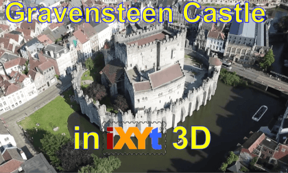 Gravensteen castle, Ghent, East Flanders, Belgium in iXYt 3D side-by-side video for VR VR Video Gravensteen castle, Ghent, East Flanders, Belgium in iXYt 3D side-by-side video for VR VR
