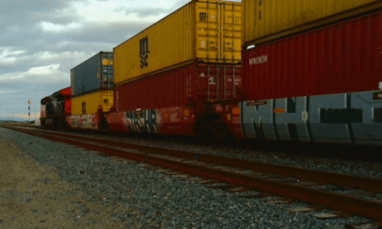 3D SBS Sunset Hour Canadian and American Train Videos 3D SBS Sunset Hour Canadian and American Train Videos