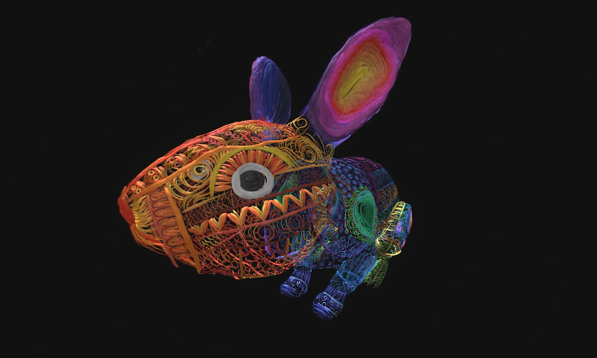 Inside the Mexican Rabbit 360 VR Experience made in Tilt Brush