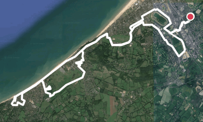 VILLERS SUR MER - TOUQUES (VIA DEAUVILLE) CALVADOS FRANCE (1 ERE PARTIE) 13.04.24