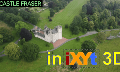 Castle Fraser, Aberdeenshire, Scotland in iXYt 3D side-by-side video for VR Castle Fraser, Aberdeenshire, Scotland in iXYt 3D side-by-side video for VR