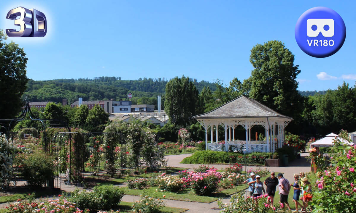 Saverne rose garden fashion show 180 VR