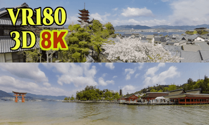 Miyajima(Itsukushima)-island  in spring,Hiroshima,Japan VR Video Miyajima(Itsukushima)-island  in spring,Hiroshima,Japan VR