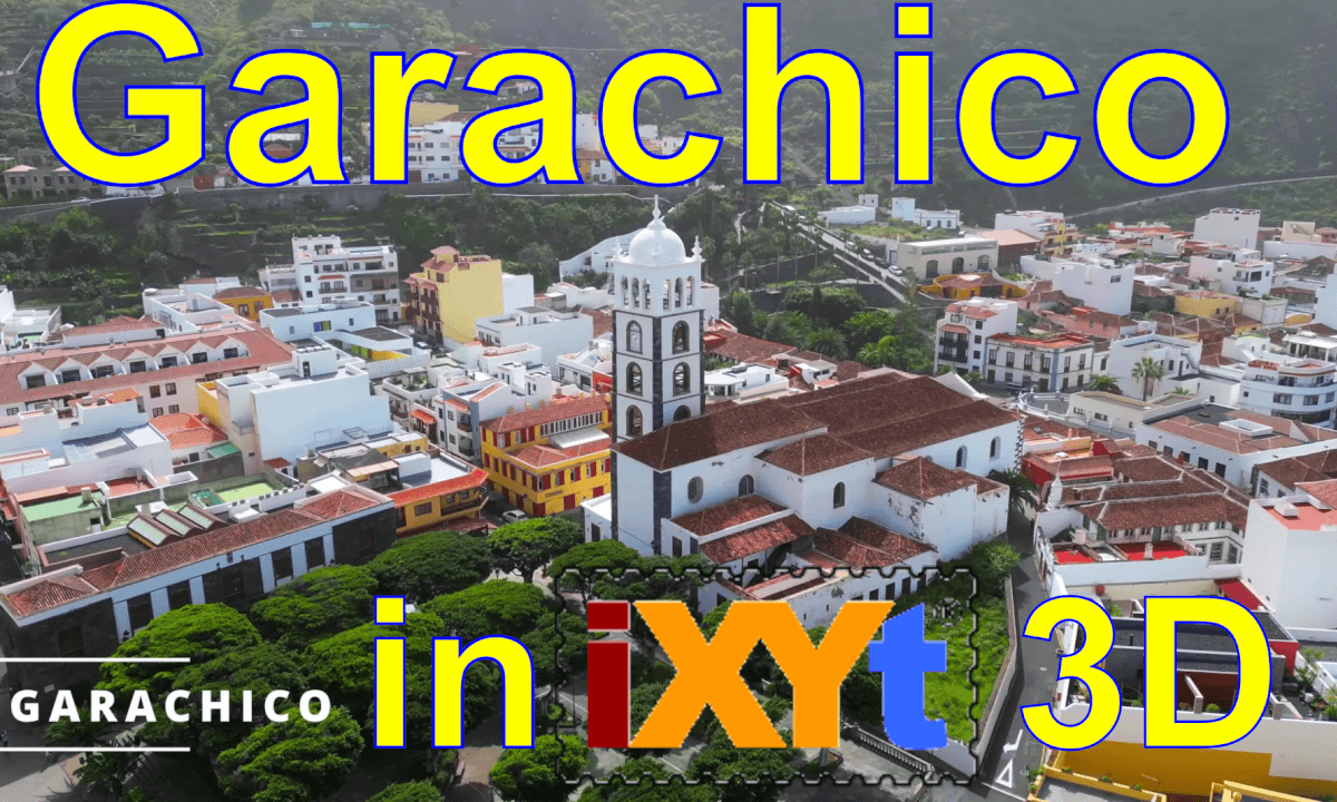 Garachico, Tenerife, Canary Islands, Spain in iXYt 3D side-by-side video for VR