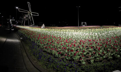Night view at Huis Ten Bosch garden,  Nagasaki, Japan VR Video Night view at Huis Ten Bosch garden,  Nagasaki, Japan VR