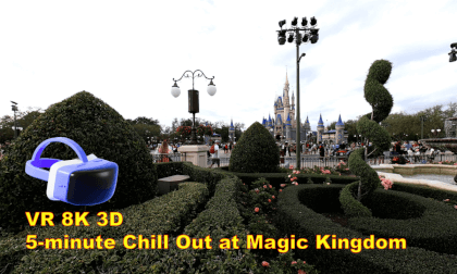 Disney in VR : 5-min relax at Disney Magic Kingdom castle garden VR Video Disney in VR : 5-min relax at Disney Magic Kingdom castle garden VR