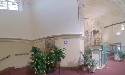 Holy Angels Catholic Church Tour - Doors Open West Bend WI - VR 3D 180 - 4 of 11