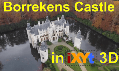 Borrekens Castle, Antwerp province, Belgium in iXYt 3D side-by-side video for VR Borrekens Castle, Antwerp province, Belgium in iXYt 3D side-by-side video for VR
