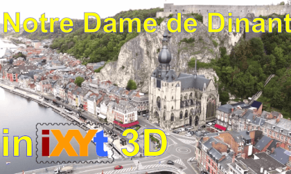 Dinant, Wallonia, Namur, Belgium in iXYt 3D side-by-side video for VR Dinant, Wallonia, Namur, Belgium in iXYt 3D side-by-side video for VR