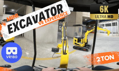 Mini Excavator VR Experience - 6K 3D VR180 Mini Excavator VR Experience - 6K 3D VR180