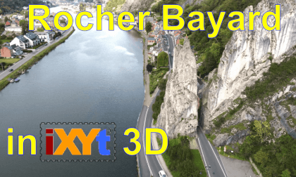 Rocher Bayard, Wallonia, Namur, Belgium in iXYt 3D side-by-side video for VR Rocher Bayard, Wallonia, Namur, Belgium in iXYt 3D side-by-side video for VR