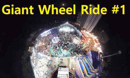 Giant Wheel Ride in Fair Jatra in Mumbai clip 1 of 2 Giant Wheel Ride in Fair Jatra in Mumbai clip 1 of 2
