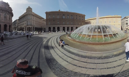 Piazza De Ferrari, Génova. VR Video Piazza De Ferrari, Génova. VR