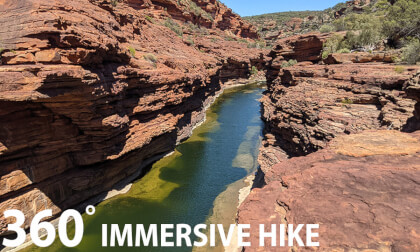Z Bend - Kalbarri National Park - Western Australia, 360 hiking video Z Bend - Kalbarri National Park - Western Australia, 360 hiking video