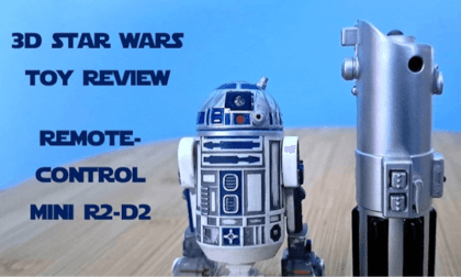 3D Star Wars Toy Review of Remote-Control Mini R2-D2 3D VR 3D Star Wars Toy Review of Remote-Control Mini R2-D2 3D VR