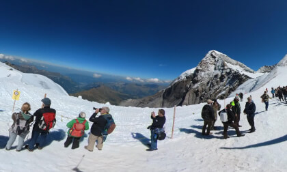 Walking in the top of Europe VR Video Walking in the top of Europe VR