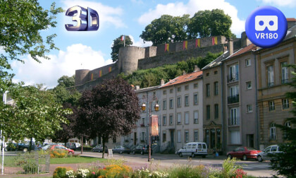 Sierck les Bains castle France VR 180 3D VR Video Sierck les Bains castle France VR 180 3D VR
