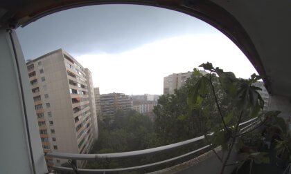 CALF a havy rainy day from my apartment VR Video CALF a havy rainy day from my apartment VR