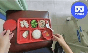 Healthy hospital meal  @a hospital, Taiwan. VR180 Virtual Experience VR Video Healthy hospital meal  @a hospital, Taiwan. VR180 Virtual Experience VR