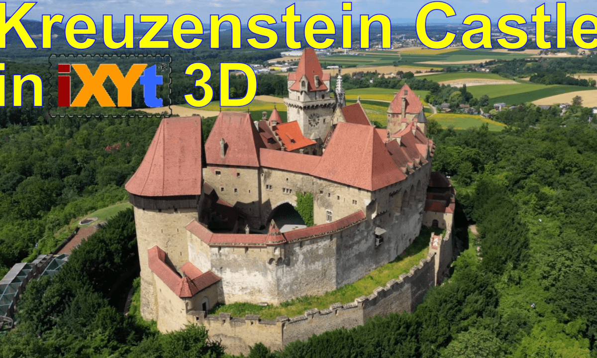 Kreuzenstein Castle near Leobendorf (Lower Austria) in iXYt 3D side-by-side video for VR