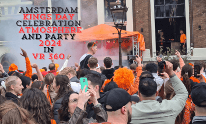 Amsterdam Kings day Celebration atmosphere and party in VR 360 VR Video Amsterdam Kings day Celebration atmosphere and party in VR 360 VR
