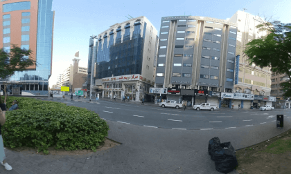 [VR180] UAE, Dubai, Deira, Baniyas Square, walking, old city, Insta360 Evo