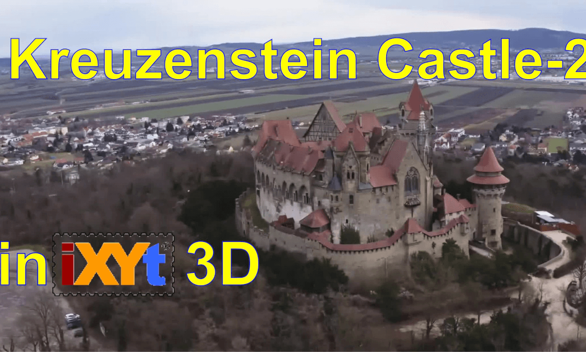 Kreuzenstein Castle-2 near Leobendorf (Lower Austria) in iXYt 3D side-by-side video for VR