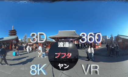 Sumida river, Asakusa (Walking Video), Skytree 360° 3D 8K VR Video Sumida river, Asakusa (Walking Video), Skytree 360° 3D 8K VR