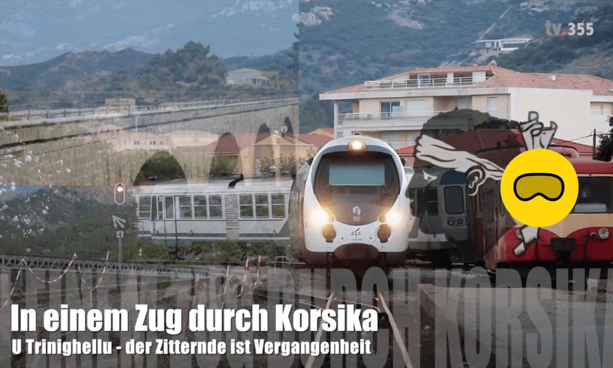 SpatialMoments - By train across Corsica - France (2D to Spatial Video AI)