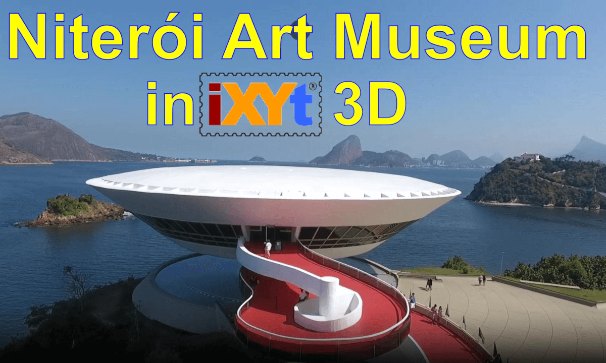 Niterói Contemporary Art Museum, Rio de Janeiro, Brazil in iXYt 3D side-by-side video for VR