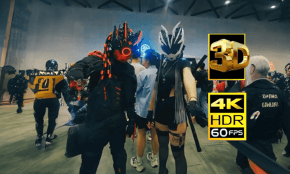 3D Effects! Epic Duo of Iron Warriors at Comic Con, Igniting the Venue! VR Video 3D Effects! Epic Duo of Iron Warriors at Comic Con, Igniting the Venue! VR