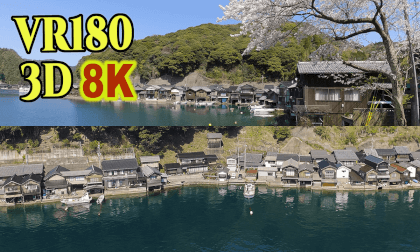 Funaya,Unique structure built overhanging the surface of the sea, at Ine in Kyoto,Japan VR Video Funaya,Unique structure built overhanging the surface of the sea, at Ine in Kyoto,Japan VR