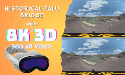 Palu Bridge - Train Crossing - 8K 3D VR 360 Palu Bridge - Train Crossing - 8K 3D VR 360