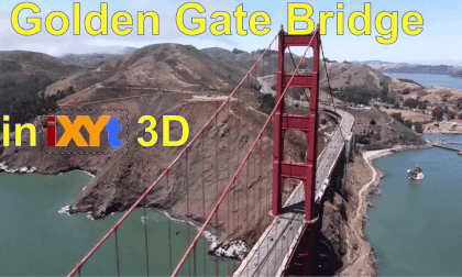 The Golden Gate Bridge, San Francisco, California in iXYt 3D side-by-side video for VR VR Video The Golden Gate Bridge, San Francisco, California in iXYt 3D side-by-side video for VR VR