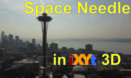 Space Needle, Seattle, Washington, USA in iXYt 3D side-by-side video for VR VR Video Space Needle, Seattle, Washington, USA in iXYt 3D side-by-side video for VR VR