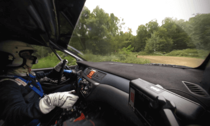 3D 360 Onboard rally shakedown Vali Porcisteanu VR Video 3D 360 Onboard rally shakedown Vali Porcisteanu VR