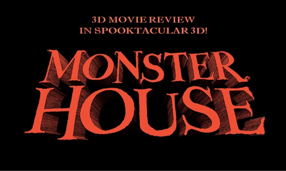 Monster House 3D Blu-Ray Movie Review in 3D VR!