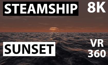 Sunset Ocean Voyage - VR 360 - 8K VR Video Sunset Ocean Voyage - VR 360 - 8K VR