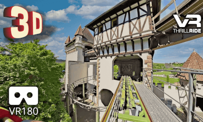 G'sengte Sau Roller Coaster 3D VR180 POV - Hold on Tight for a Wild Ride! G'sengte Sau Roller Coaster 3D VR180 POV - Hold on Tight for a Wild Ride!