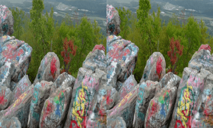 3D Dan's Rock Over Look, Midland, Maryland 3D Dan's Rock Over Look, Midland, Maryland
