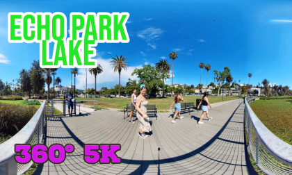 Echo Park Lake, Los Angeles Echo Park Lake, Los Angeles
